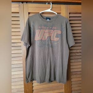 UFC Brown Graphic Tee for Men